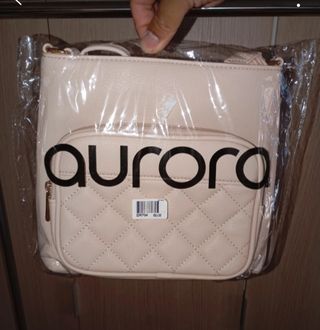Bolso Aurora beige bandolera