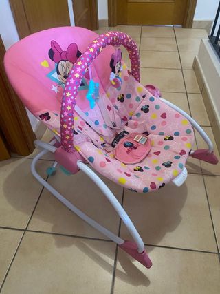 Hamaca Bebé Minnie Mouse Vibración