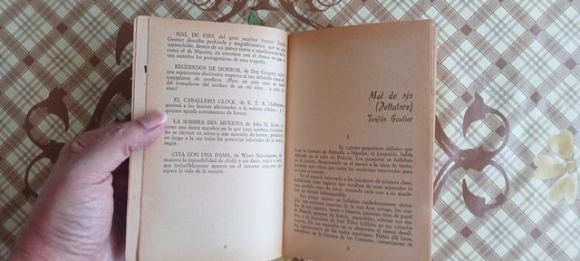 3 bolsilibros de terror y vaqueros 