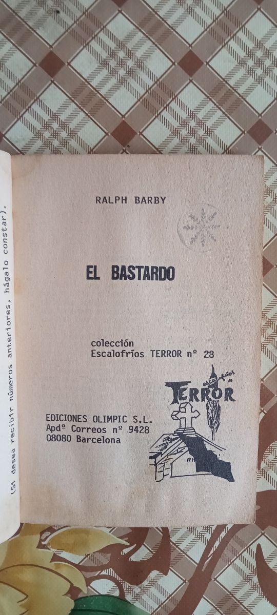 3 bolsilibros de terror y vaqueros 