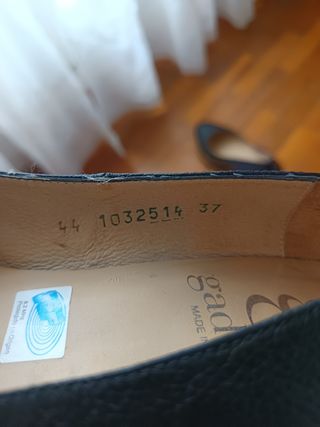 Zapatos Gadea negros -talla 37