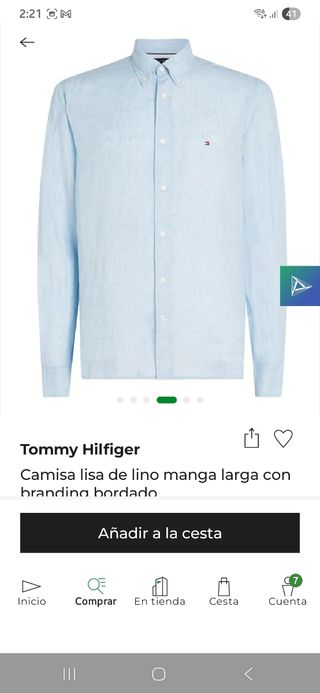 2 Camisas Tommy Hilfiger Lino