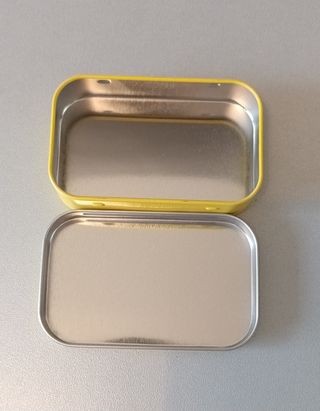 Rara Scatola latta farmaceutica Citrosodina