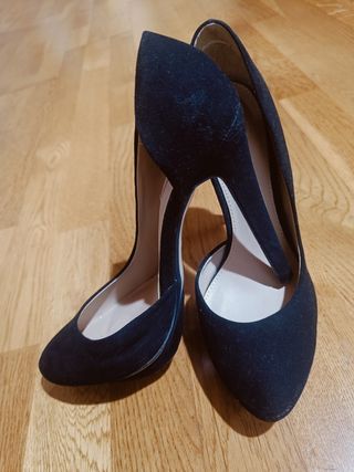 Zapatos Zara negros, talla 38