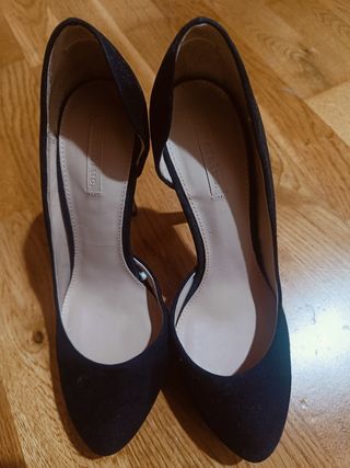 Zapatos Zara negros, talla 38