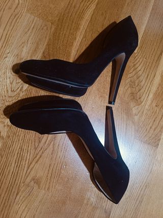 Zapatos Zara negros, talla 38