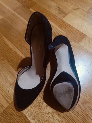 Zapatos Zara negros, talla 38