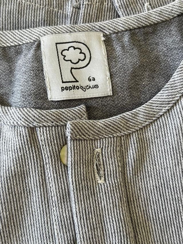Camisa niño rayas grises byChus