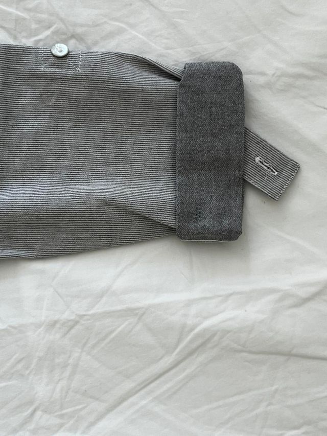 Camisa niño rayas grises byChus