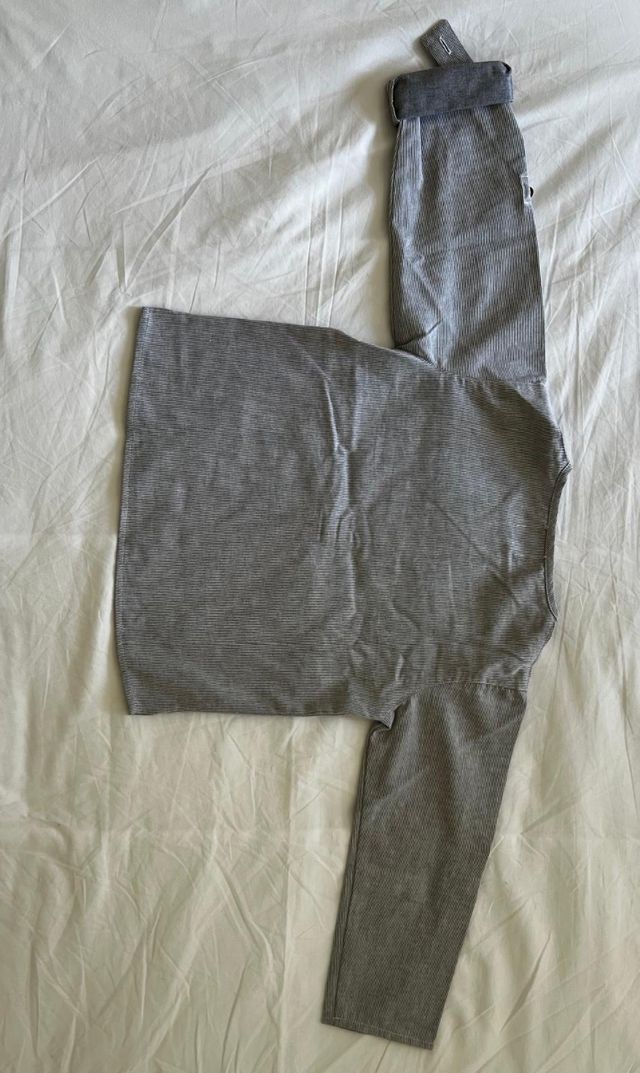 Camisa niño rayas grises byChus