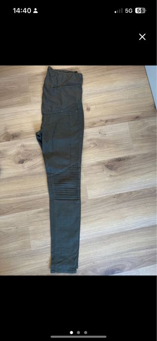 Pantalones premamá - verde oliva