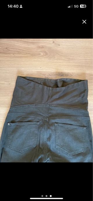 Pantalones premamá - verde oliva