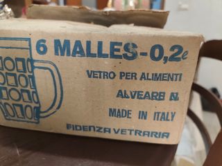 6 Bicchieri Amstel Beer - Vetro