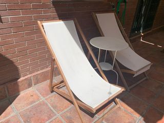 Tumbonas de madera