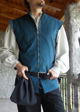 Casaca medieval azul - Talla M