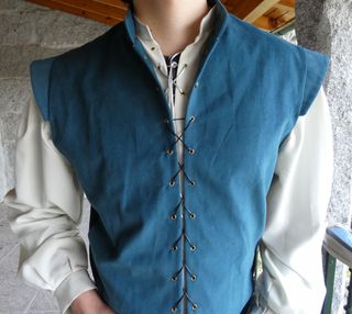 Casaca medieval azul - Talla M