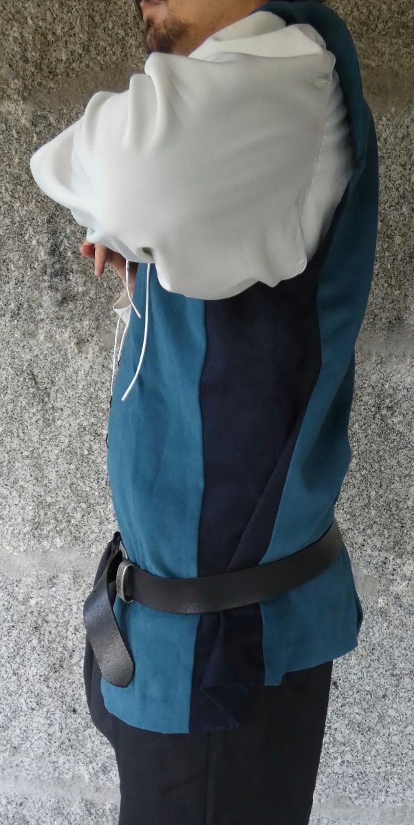 Casaca medieval azul - Talla M
