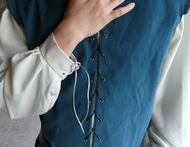 Casaca medieval azul - Talla M