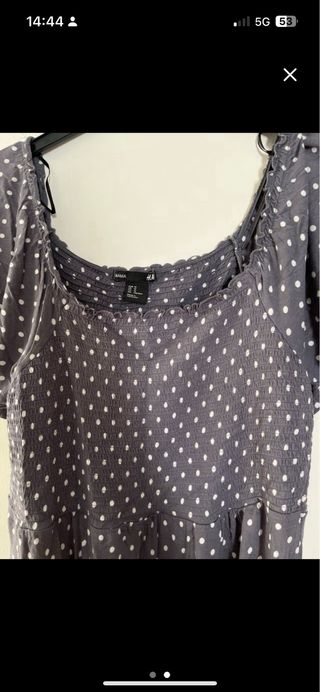 Vestido H&M lunares premamá M