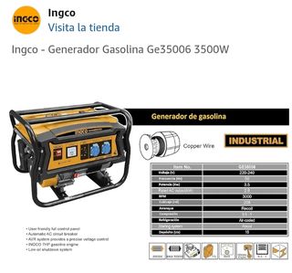 Generador INGCO GE35006 - 3500W