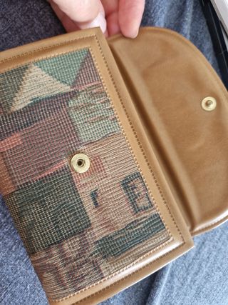 Monedero vintage multicolor