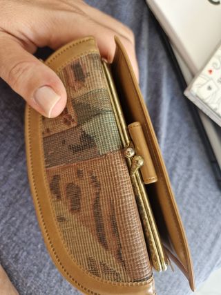 Monedero vintage multicolor