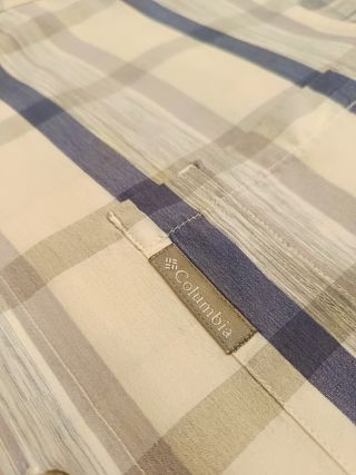 Camisa Columbia cuadros vintage oversize
