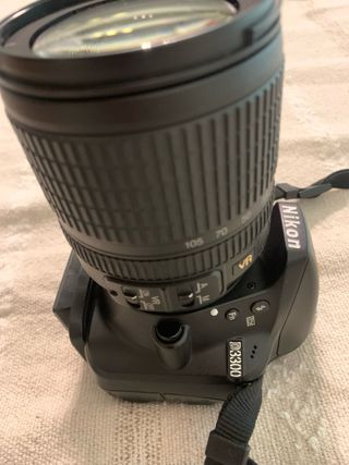 Nikon D3300 + Objetivo - Cámara réflex