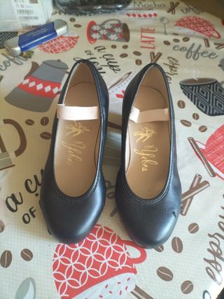 Zapatos Baile Flamenco- Negros talla 25