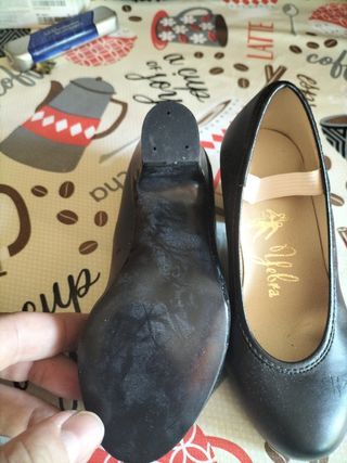 Zapatos Baile Flamenco- Negros talla 25