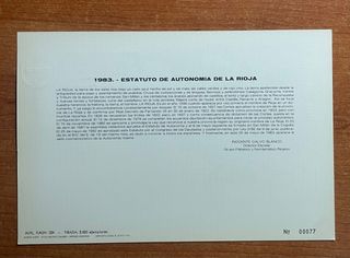 6 Sobres 1º Día - Estatutos Autonomía