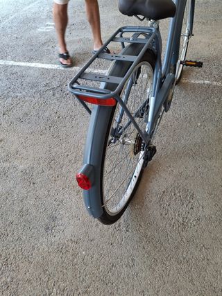 Bicicleta paseo clásica azul