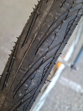 Bicicleta paseo clásica azul