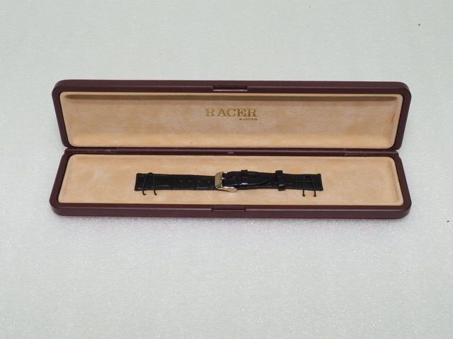 Correa reloj RACER piel negra 13mm