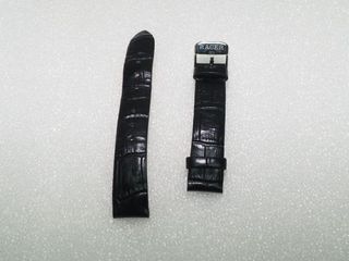 Correa reloj RACER piel negra 13mm