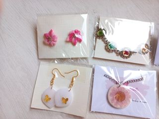 Lote pendientes artesanales