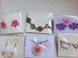 Lote pendientes artesanales