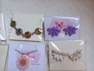 Lote pendientes artesanales