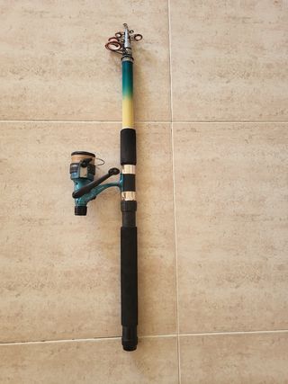 Caña de pescar telescópica