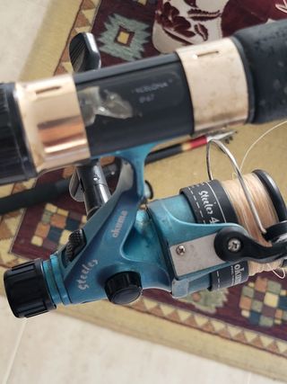 Caña de pescar telescópica