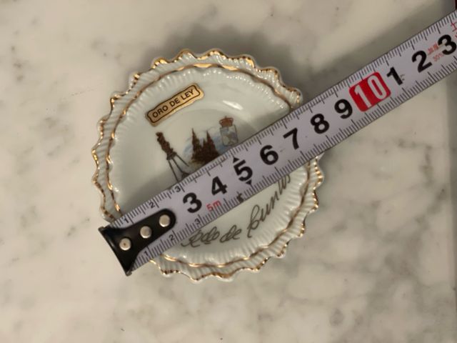 Piatto in porcellana Oro di Legge Galizia