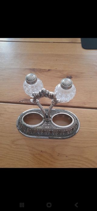 Saliera pepe vintage argento