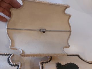 5 paralumi vintage beige e verdi