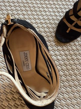 Sandalias negras Jimmy Choo