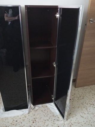 Vitrinas negras metalicas - 2 uds