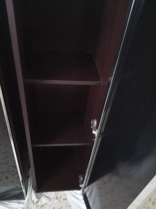 Vitrinas negras metalicas - 2 uds