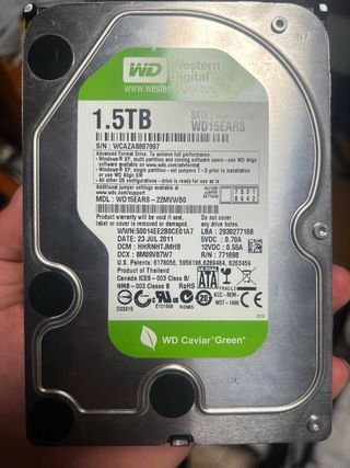 Disco Duro WD 1.5TB WD15EARS