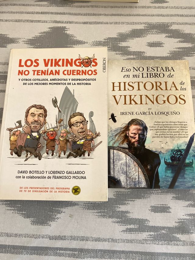 lote 2 libros vikingos