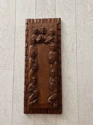 Talla madera Última Cena