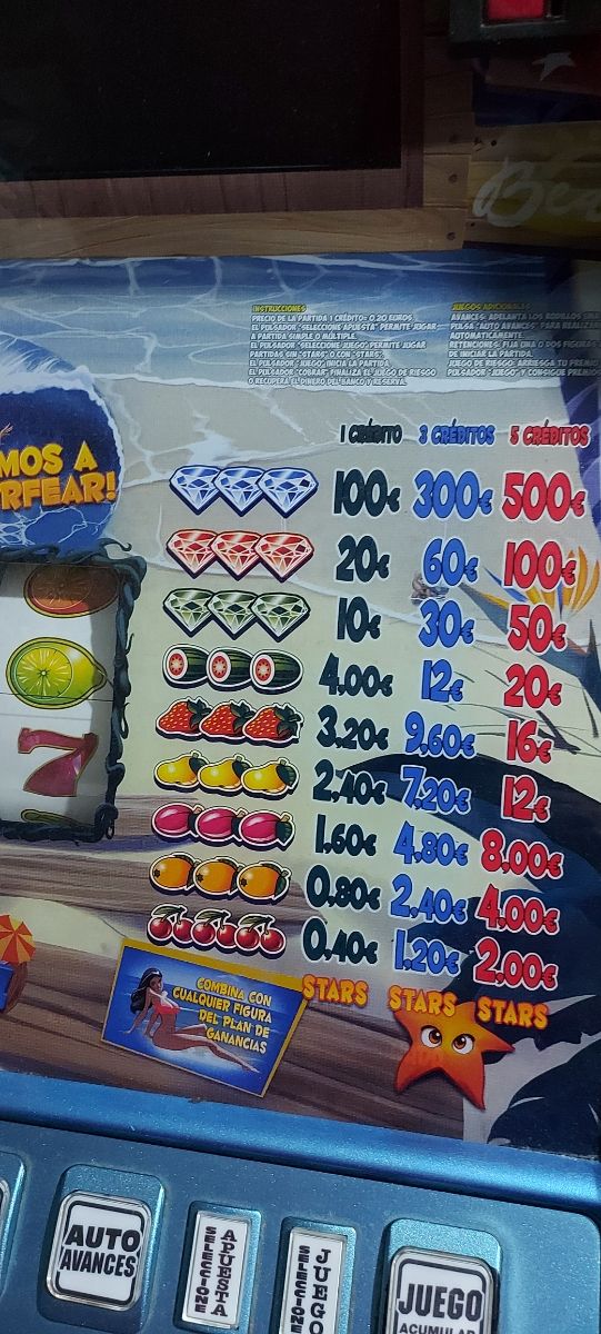 Máquina Tragaperra la perla del caribe  4x1